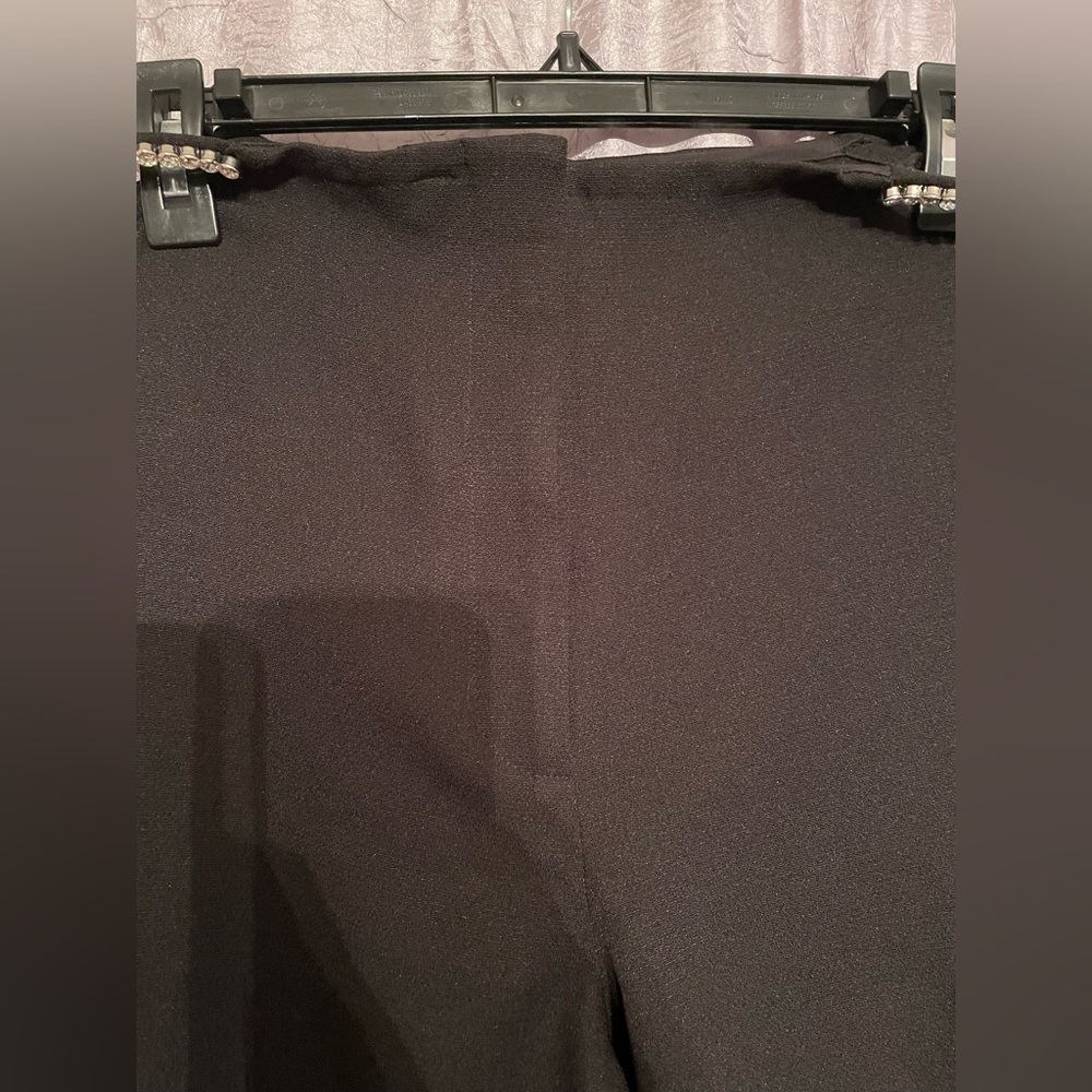 NWT Danielle Bernstein Y2K Black Sequin Cutout Pants - Picture 10 of 14